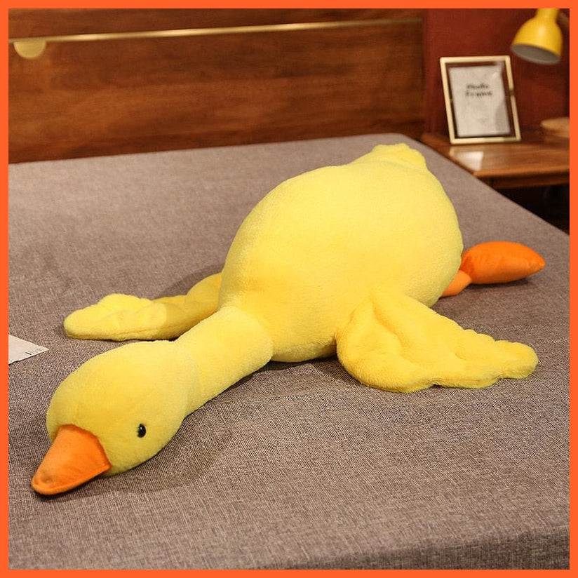 whatagift.uk Yellow / 80cm 80-150cm Goose Plush Toys | Soft Stuffed Giant Duck Sleep Pillow