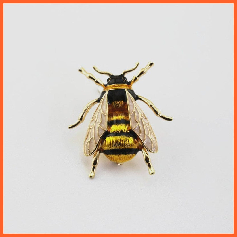 whatagift.com.au Yellow Bumblebee Brooches For Women | Yellow Bee Brooch Pins
