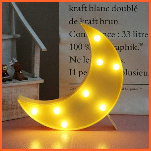whatagift.com.au Yellow Moon / China Lovely Cloud Star Moon LED 3D Night Light | Baby Lamp