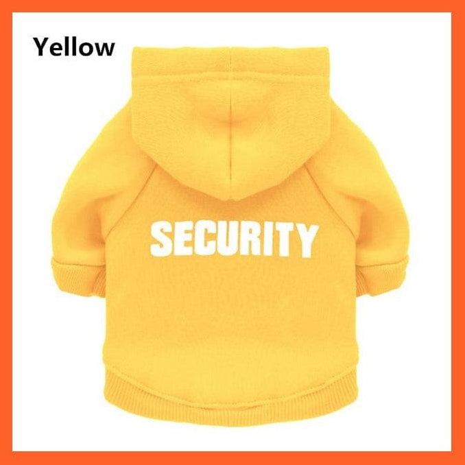 whatagift.com.au Yellow / XS Security Cat Hoodies